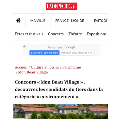 Concours Mon beau village