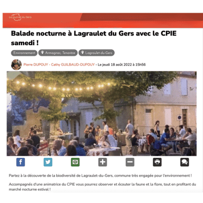 Balade nocturne avec le CPIE